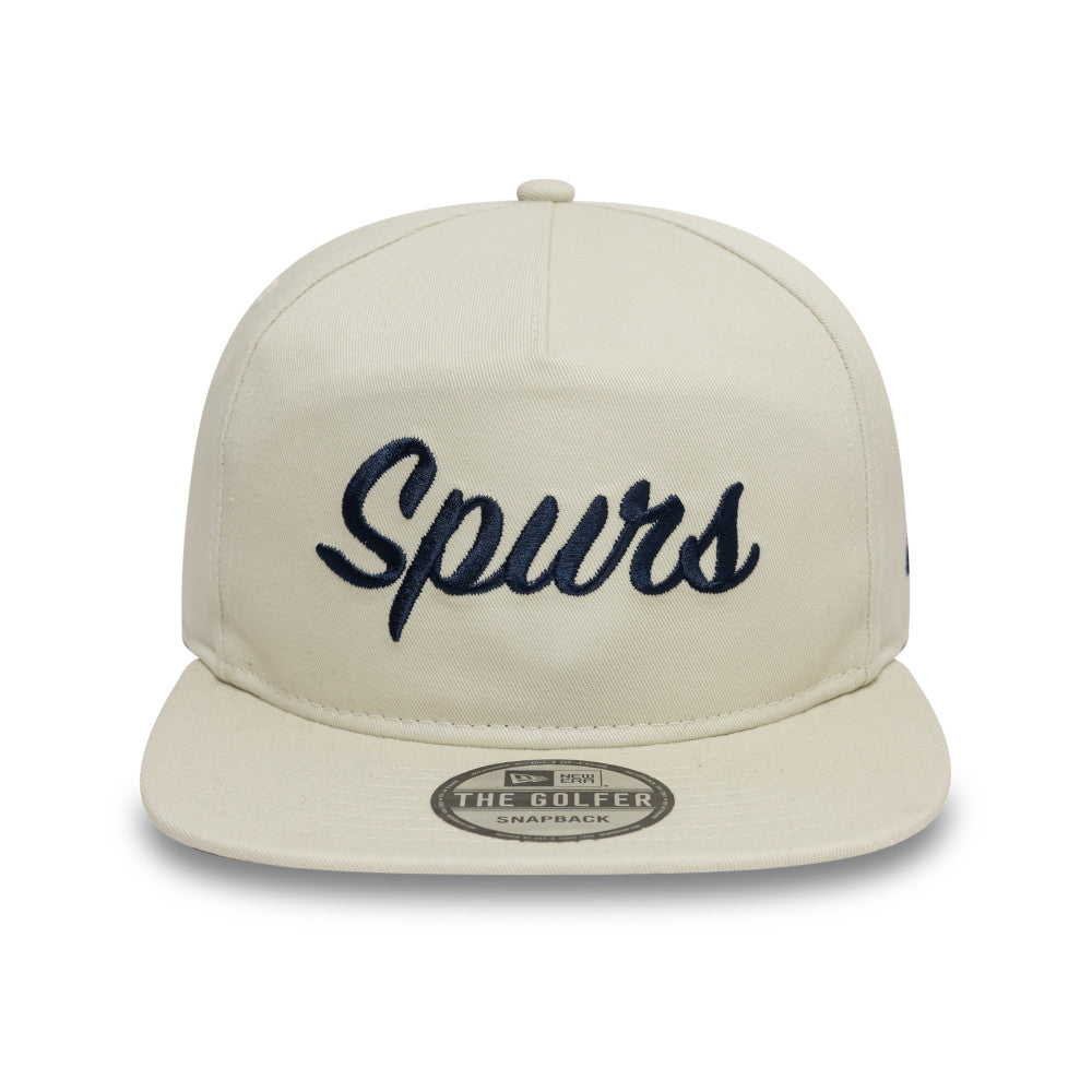 Tottenham Hotspur FC Hat - Lilywhite Ivory EPL Golfer Snapback Cap - New Era